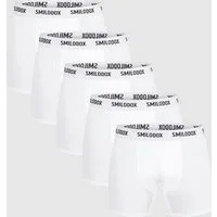 Smilodox Boxershorts 5er Pack, Unterhosen Herren aus Baumwolle mit elastischem Bund Weiches Material, Atmungsaktiv, Elastischer Bund, Strapazierfähig