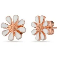 Einzelstück Paar Ohrstecker Ohrstecker Daisy 925 Sterling Silber