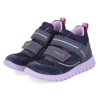 Superfit Klettboots SPORT7 MINI - Gr. 26 - Blau - Synthetik, Leder & Textil