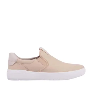 Timberland - "Seneca Bay" Sneaker für Herren, Leder, niedrig geschnitten (Beige)
