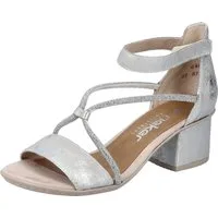 Rieker Sandalette Sommerschuh, Sandale, Blockabsatz, mit praktischem Klettverschluss