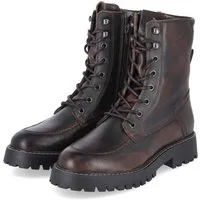 Fräulein Frida Fräulein Frida F-8541 Florent. Cognac Damen Glattleder brown Schnürstiefel