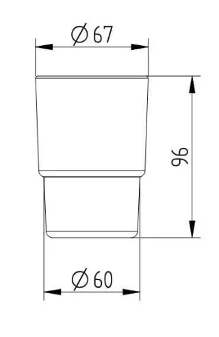 AVENARIUS Ersatzglas für Glashalter 1001150900