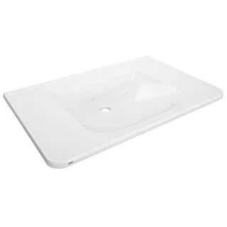 KWC Aquarotter Einzelwaschtisch, MEDCARE, MIRANIT, 850x150x550 mm, weiß, 2030072441 2030072441