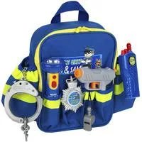 Polizei Rucksack, Rollenspiel mit Zubehör