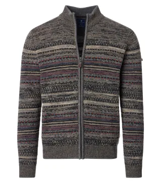 REDMOND - Strickjacke braun - Gr. - XL