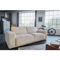 KAWOLA Sofa BODHI Cord Couch - Gemütlichkeit - Wohnzimmer Sofa - 3 Sitzer, Modernes Sofa für Drei, hochwertiger Bezug, toller Sitzkomfort
