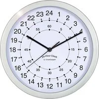 Caramel MEDIA Wanduhr 24 Stunden Uhr