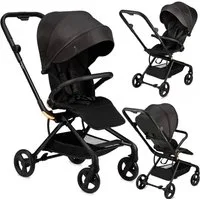 MoMi Kinder-Buggy Adelle, 360° drehbarer Sitz & beidseitige Fahrtrichtung