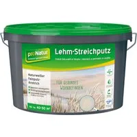 Pronatur Gips-Kalk-Putz Pronatur Lehmstreichputz 18 kg 0,5 mm fein weiß