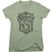 Harry Potter T-Shirt Harry Potter - Slytherin Washed Crest Girly Tee