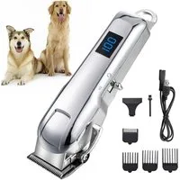 KINSI Hundeschermaschine Hundetrimmer-Set für Hunde&Katzen,Inkl. Zubehör für Tierfell-Pflege, Haarschneider Set, Extra leiser Betrieb