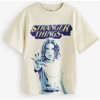 Next T-Shirt Lizenziertes Oversized T-Shirt, Stranger Things (1-tlg)