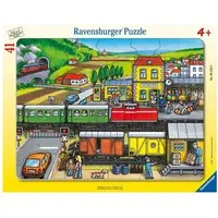 Ravensburger Puzzle Ravensburger Kinderpuzzle - 05234 Bahnfahrt - 30-48 Teile..., 48 Puzzleteile