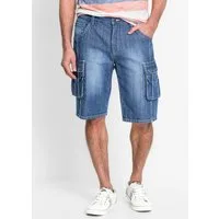 bonprix Bermudas mit Used-Effekt, regular fit, aus Baumwolle