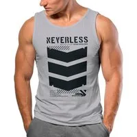 Neverless Tanktop Herren Tank-Top Techwear Trend Motive Japanese Streetstyle Military mit Print