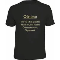 RAHMENLOS® T-Shirt Oldtimer - über 70 Jahre gelaufen, kein Rost ...