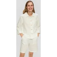s.Oliver Funktionsjacke Hemd Relaxed-Fit-Hemd aus Musselin