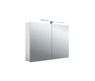 emco asis Lichtspiegelschrank mee AP 1000 mm, 2 Türen, LED neutral, weiss 4000k, 949805052 949805052
