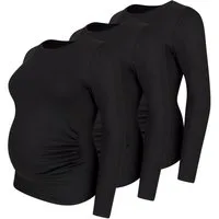M.M.C. Umstandsshirt Langarm Basic Umstandsmode (3-tlg)