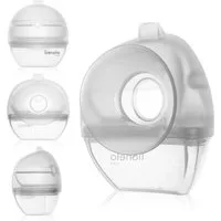lionelo Milchbehälter MILKY 2IN1, Milchsammler & Handpumpe/60 ml/anatomisches Design