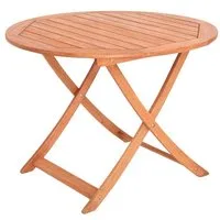 MERXX Gartentisch, Ø 100 cm, Höhe: 75 cm, klappbar
