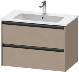 Duravit Ketho.2 Waschtischunterbau wandhängend Leinen Matt 810x480x550 mm - K25263075750000 K25263075750000