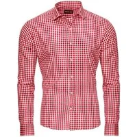 Reslad Businesshemd Reslad Herren Hemd Vichy Karomuster Langarmhemd RS-7007 (Herrenhemd) kariertes Freizeithemd Karohemd
