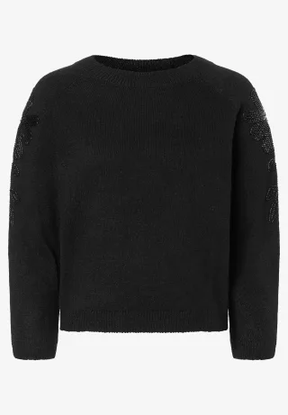 MORE & MORE - Pullover schwarz - Gr. - 40