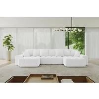 ALTDECOR Wohnlandschaft ENIL-U, Couch mit Schlaffunktion, Wohnzimmer - Ecksofa, Corner Sofa Bett Eckcouch Couch U-Form Schlafcouch Ausziehbar