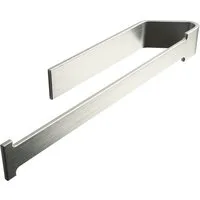 Designfabrik Hamburg Küchenrollenhalter DFHH KRH, Aluminium Vollmaterial, ohne Bohren, abrutschsicher