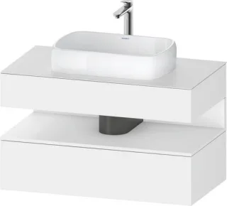 Duravit Qatego Konsolenwaschtischunterbau wandhängend Weiß Matt 1000x550x600 mm - QA4731018180010 QA4731018180010