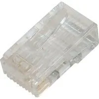 CAT.6 Modularstecker für Rundkabel, ungeschirmt, 1 Stück Pass through Stecker