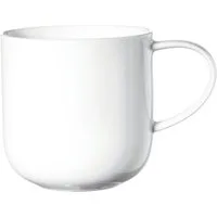 ASA SELECTION Becher COPPA Henkelbecher weiss 0,4 l, Porzellan, Geschirr
