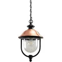 Lindby Hängeleuchten Clint, Metall, Kupfer IP44, 1 x 60 W