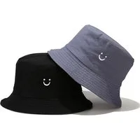 Coonoor Fischerhut Beidseitigem Bucket Hat Smile Unisex Sonnenhüte Sommerhut
