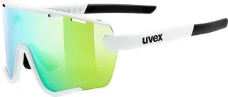Uvex Sportstyle 236 Set Sportbrille white matt/mirror green