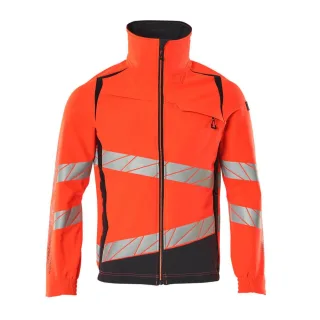 MASCOT Herren Jacke ACCELERATE SAFE Hi-vis Rot / Schwarzblau 5XL - 19009-511-22210-5XL