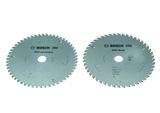 Bosch PRO kreissägeblätter Holz+Alu KSB, 165mm, 2er Pack - 2608644733
