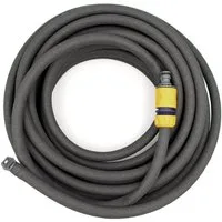 APD Schlauchtechnik Perlschlauch Perlschlauch Schwarz 1/2 Zoll 15 m unter & oberirdisch mit Kupplung