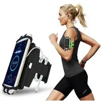 CoverKingz Handyhülle Universal Sport Armband für Smartphones 4,0 - 7,0 Zoll Fitness Tasche, Sport Schutzhülle drehbar Handyhülle Jogging Schutztasche Etui