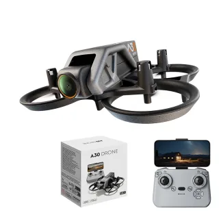 QY A30 Mini Racing Drone WiFi FPV with HD Wide-Angle Camera Servo Gimbal Altitude Hold Mode 360° Stunt Roll Racer Traini