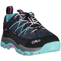 CMP Rigel Low WP (Trekking, wasserdicht) blau/aquablau Kinder Wanderschuh