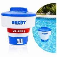 Hecht Chlordosierschwimmer für Chlortabletten 20 bis 200 g, gegen Algen, Bakterien, Keime