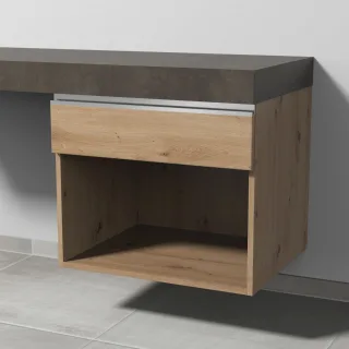 Sanipa Anbau-/Solitärschrank 2morrow (L2355) 510x600x520 Eiche-Natural-Touch, L235585 L235585