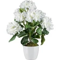 Kunstblume Hortensienbusch Hortensie, Creativ green, Höhe 52 cm