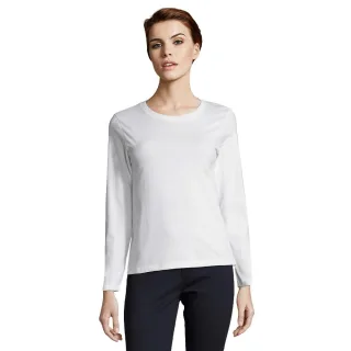 SOLS - "Imperial" T-Shirt für Damen Langärmlig (Weiß)
