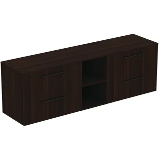 Ideal Standard Möbel-Set 200cm i.life B 4 Auszüge 2 mi.off.Fächer Gr.Schwarz Coffee Oak, T5847NW T5847NW