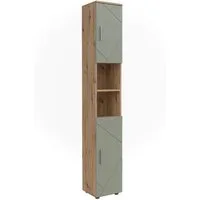 Vicco Hochschrank Irma, Salbeigrün, 30 x 192 cm (1-St)