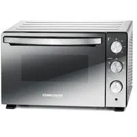 Back- und Grillofen BGS 1500, Mini-Backofen silber/schwarz